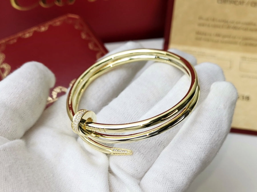 [LORA]JUSTE BRACELET 3.5MM DOUBLE ROW DIAMOND