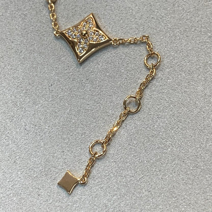 [LORA]STAR AND SUN 4 MOTIFS GOLD DIAMONDS BRACELET