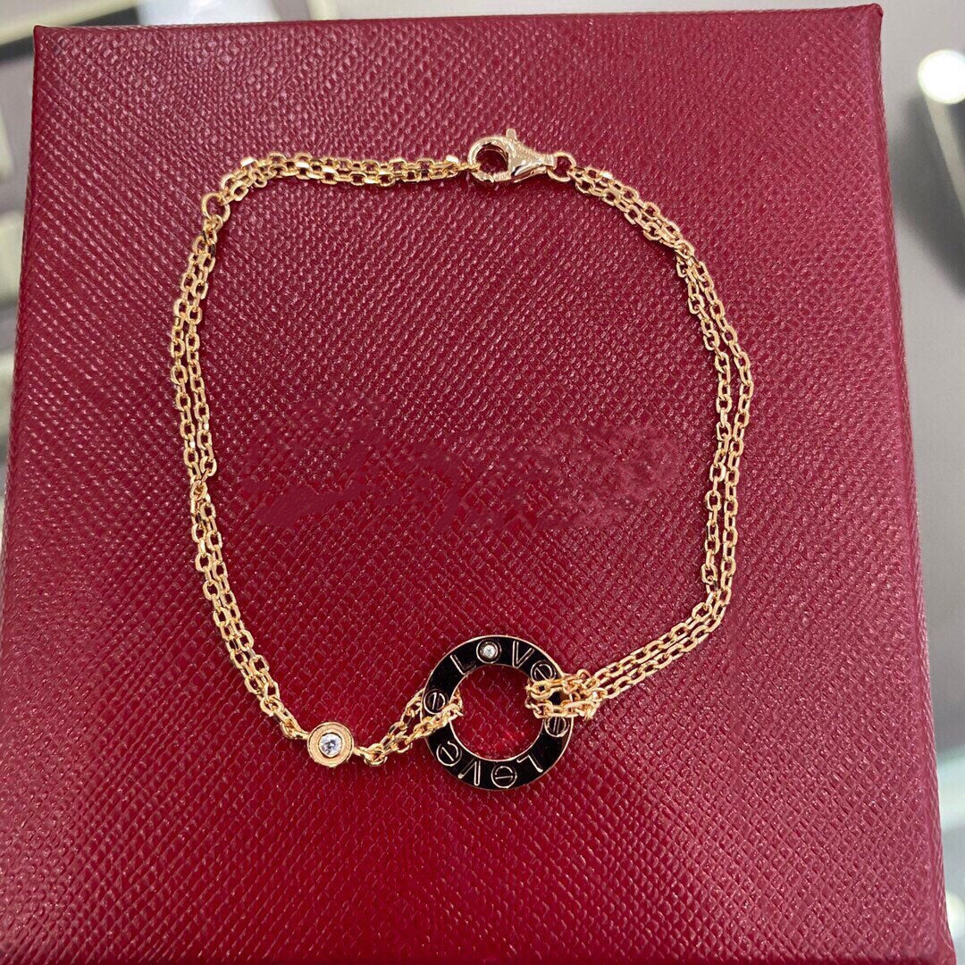 [LORA]LOVE BRACELET 2 DIAMOND