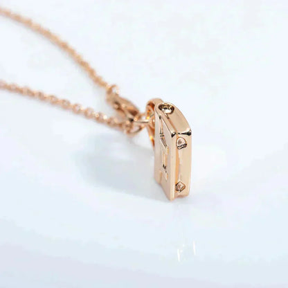 [LORA]AMULETTE PEDANT ROSE GOLD NECKLACE