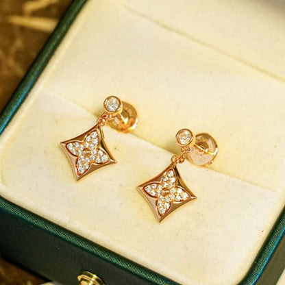 [LORA]STAR DIAMONDS EARRINGS GOLD