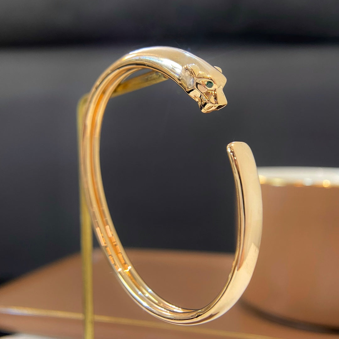 [LORA]PANTHERE GOLD OPEN BRACELET