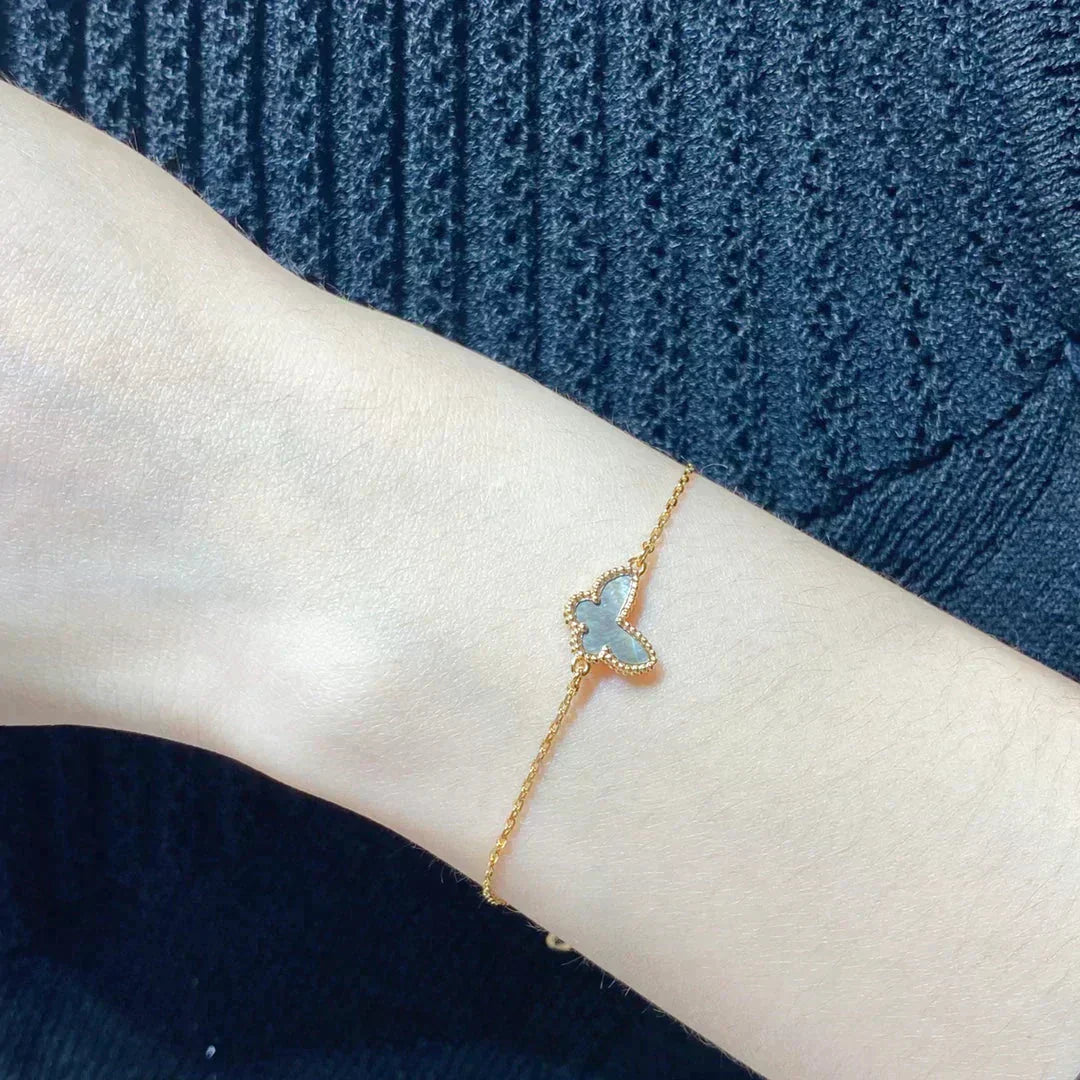 [LORA]BUTTERFLY DARK MOP BUTTERFLY BRACELET