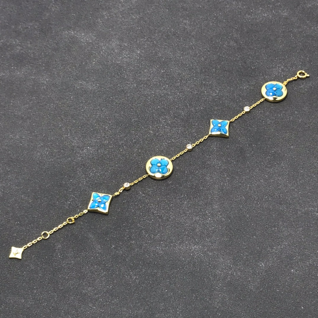 [LORA]STAR AND SUN TURQUOISE 4 MOTIFS 3 DIAMONDS