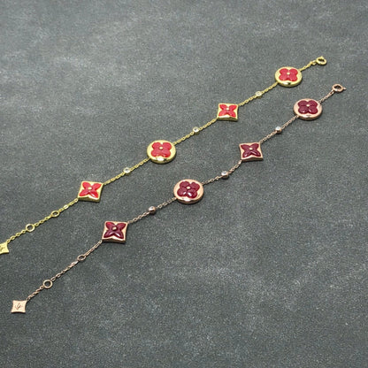 [LORA]STAR AND SUN CARNELIAN 4 MOTIFS 3 DIAMONDS