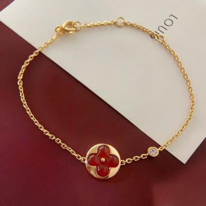 [LORA]SUN PEDANT CARNELIAN BRACELET