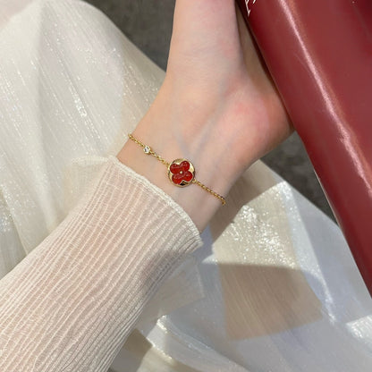 [LORA]SUN PEDANT CARNELIAN BRACELET