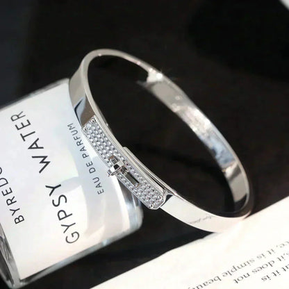 [LORA]KELLY SILVER DIAMOND BRACELET