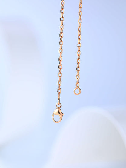 [LORA]H CAGE PINK GOLD NECKLACE
