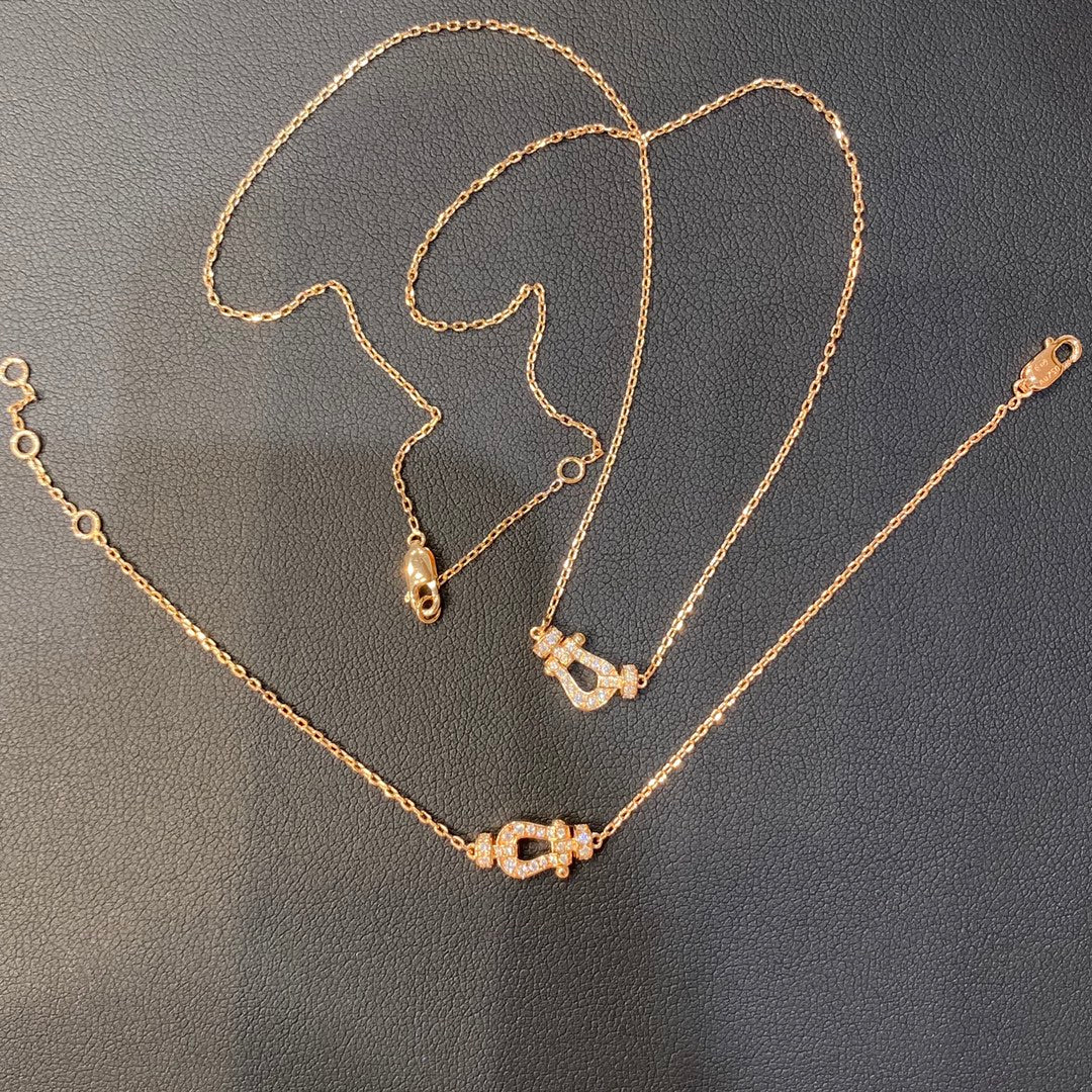 [LORA]FORCE 10 DIAMOND PINK GOLD NECKLACE MINI MODEL