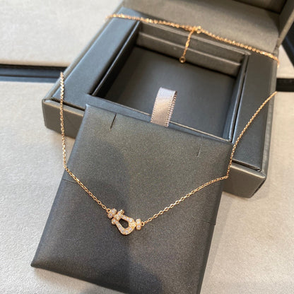 [LORA]FORCE 10 DIAMOND PINK GOLD NECKLACE MINI MODEL