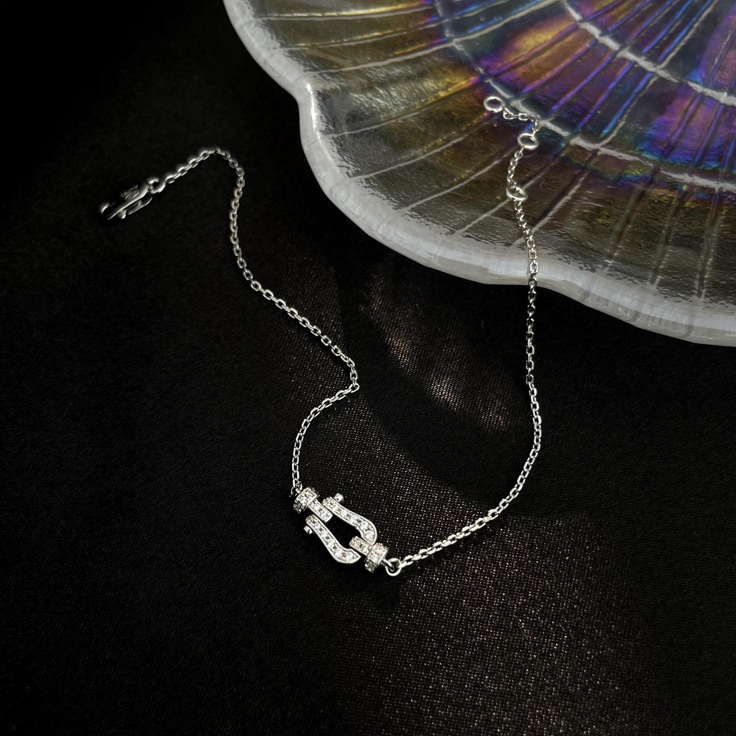 [LORA]FORCE 10 FULL DIAMOND BUCKLE CHAIN LINK MINI MODEL