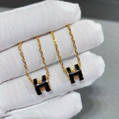 [LORA]MINI POP H NECKLACE