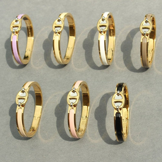 [LORA]CLIC CHAINE GOLD BRACELET