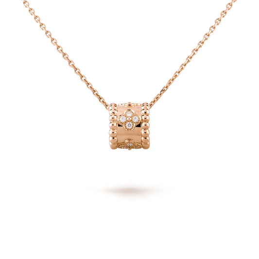 [LORA]PERLEE PEDANT NECKLACE GOLD / ROSE GOLD