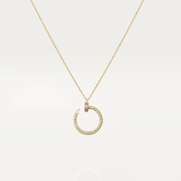 [LORA]JUSTE NECKLACE GOLD DIAMONDS