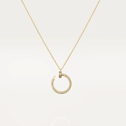 [LORA]JUSTE NECKLACE GOLD DIAMONDS