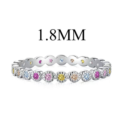 [LORA]Unique Scintillating Round Cut Daily Ring