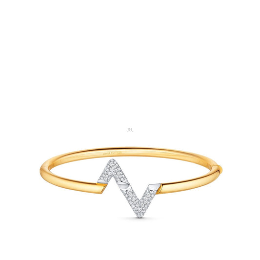 [LORA]VOLTE UPSITE DOWN GOLD DIAMOND BRACELET