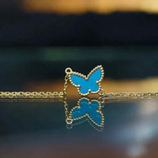 [LORA]BUTTERFLY TURQUOISE BUTTERFLY BRACELET