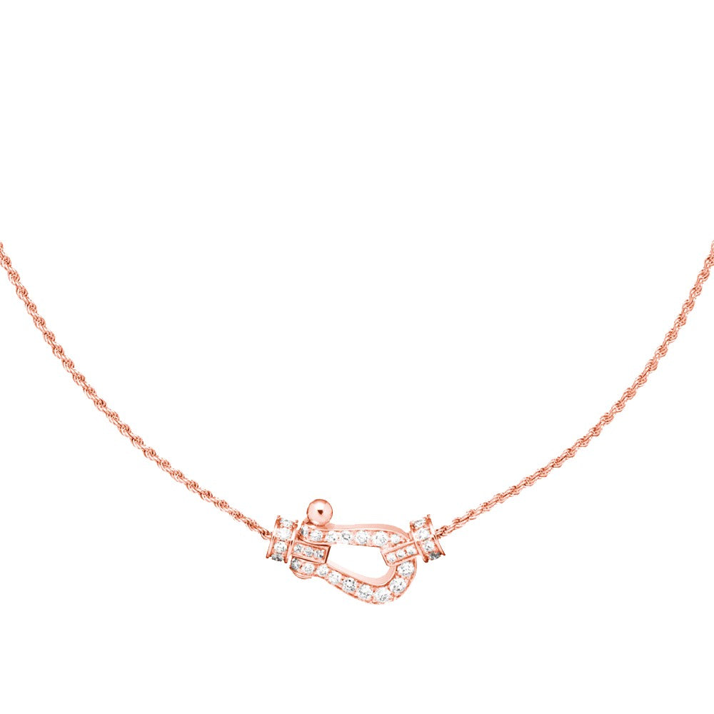 [LORA]FORCE 10 PINK GOLD DIAMOND NECKLACE