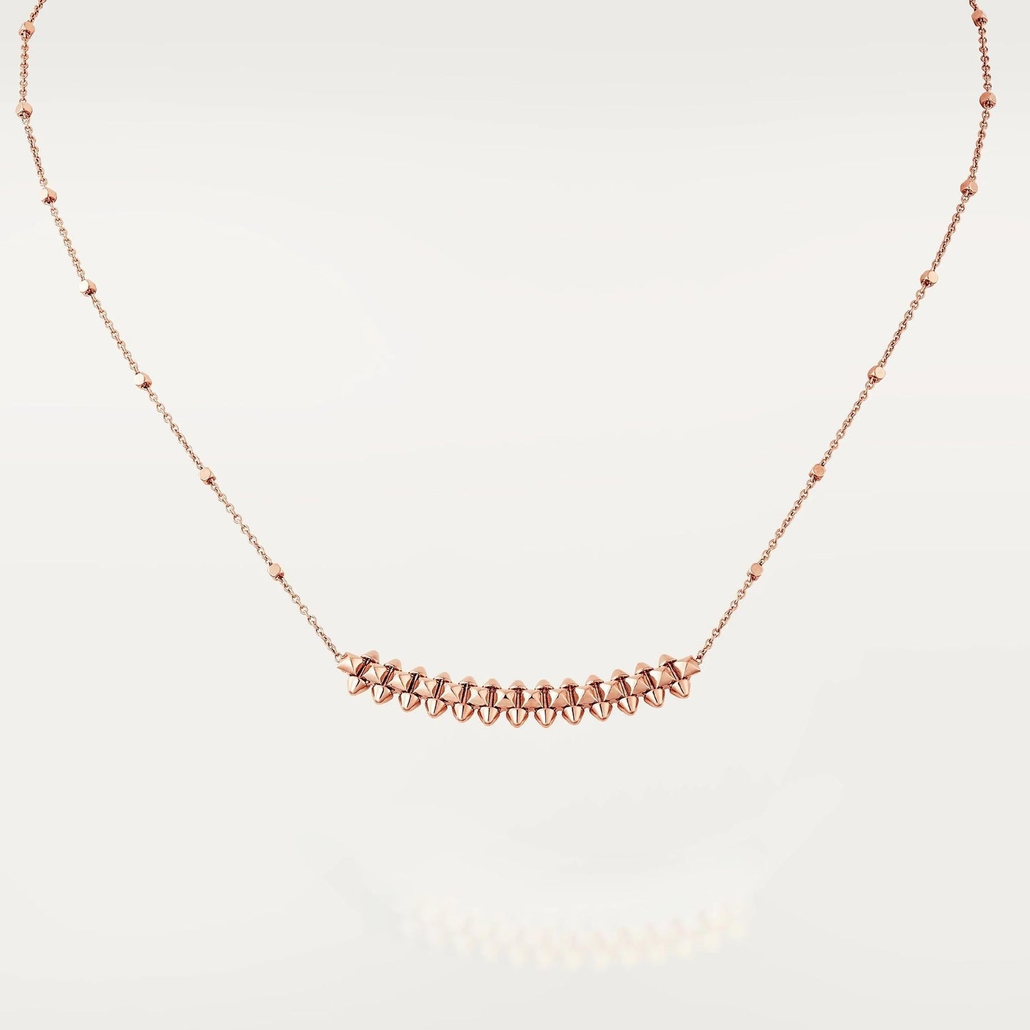 [LORA]CLASH PINK GOLD NECKLACE