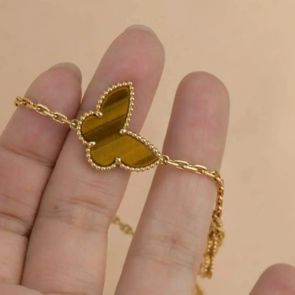 [LORA]LUCKY SPRING 5 MOTIF GOLD BRACELET