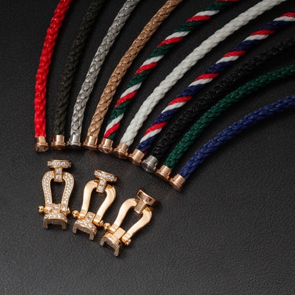 [LORA]FORCE LARGE HORSESHOE NO DIAMOND BRACELET ROSE GOLD