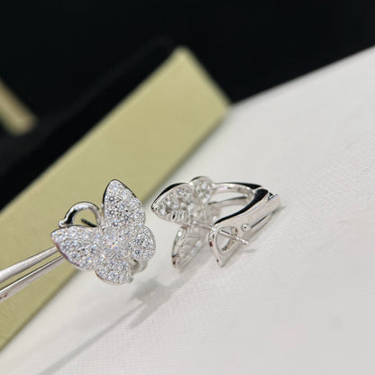 [LORA]BUTTERFLY ALL DIAMOND EARRINGS