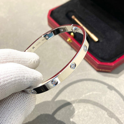 [LORA]LOVE BRACELET 6.1MM 10 DIAMONDS