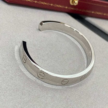 [LORA]LOVE BRACELET 6.1MM 1 DIAMOND OPEN CUFF