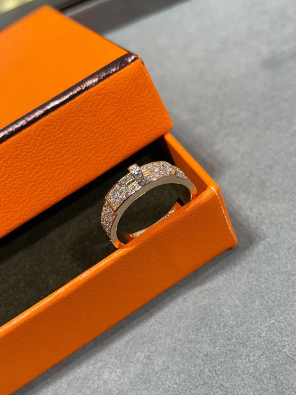 [LORA]KELLY PINK GOLD DIAMOND RING