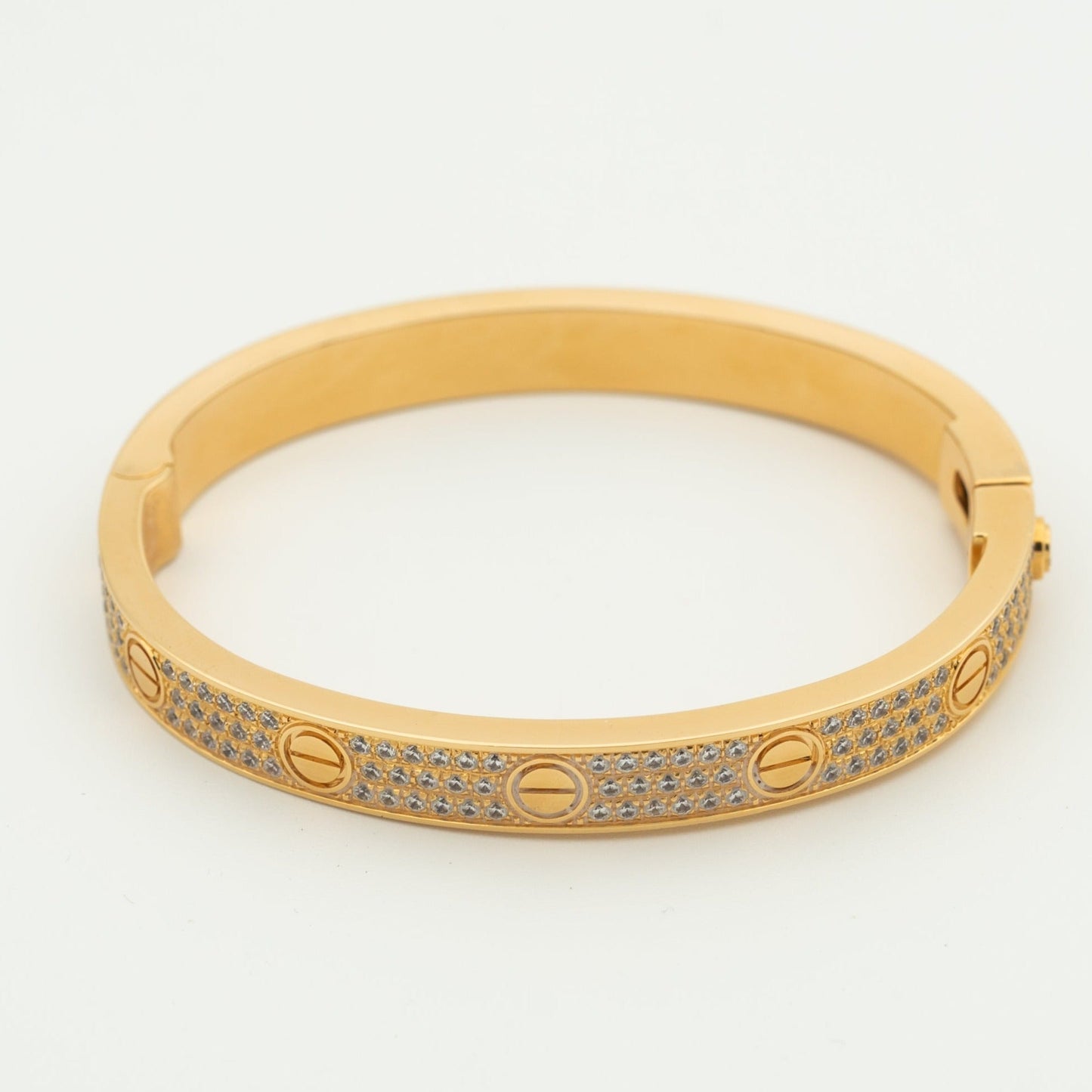 [LORA]LOVE BRACELET 6.1MM DIAMOND-PAVED