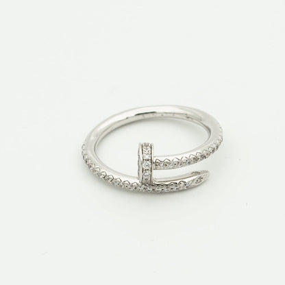 [LORA]JUSTE RING 1.8MM SILVER DIAMONDS