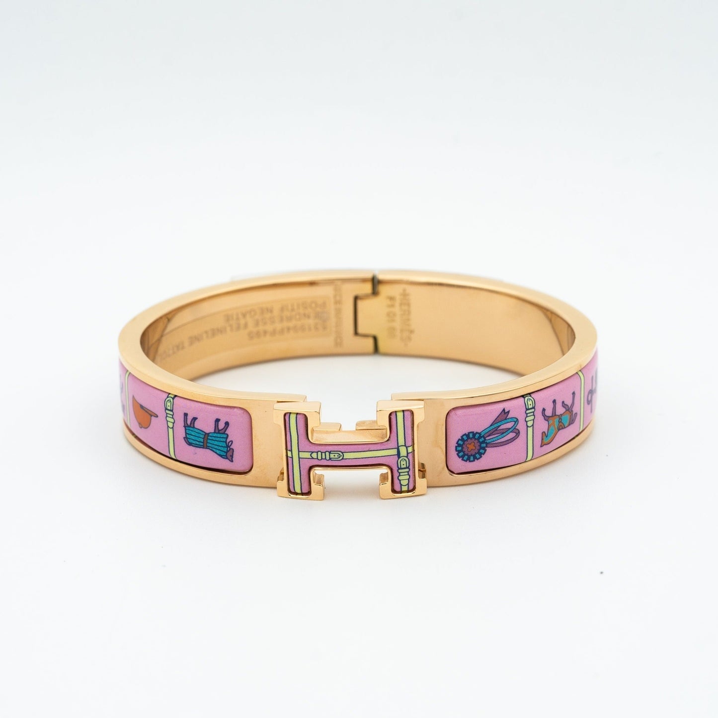 [LORA]H PINK GOLD BRACELET PINK CERAMIC