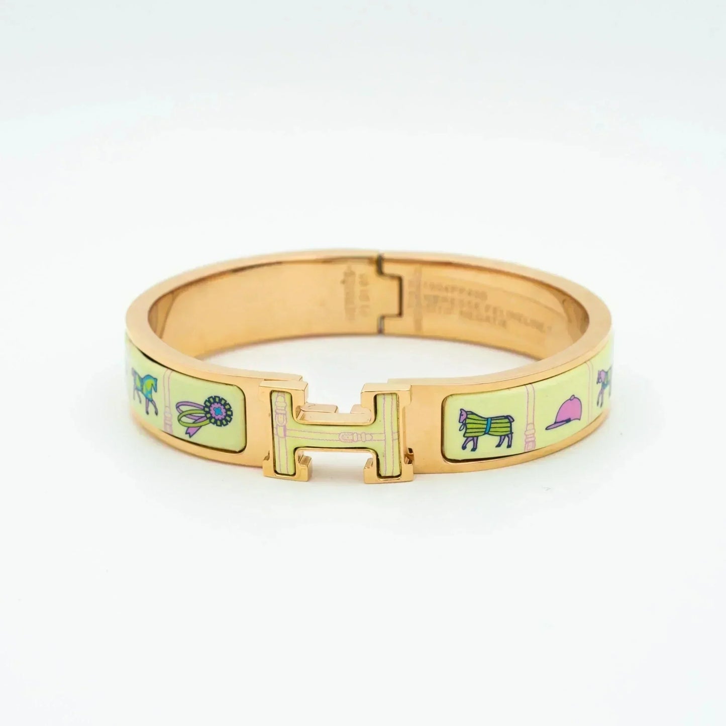[LORA]H PINK GOLD BRACELET CREAM CERAMIC