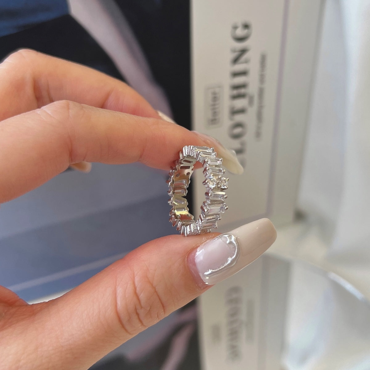[LORA]Delicate Multi Shape Tennis Ring