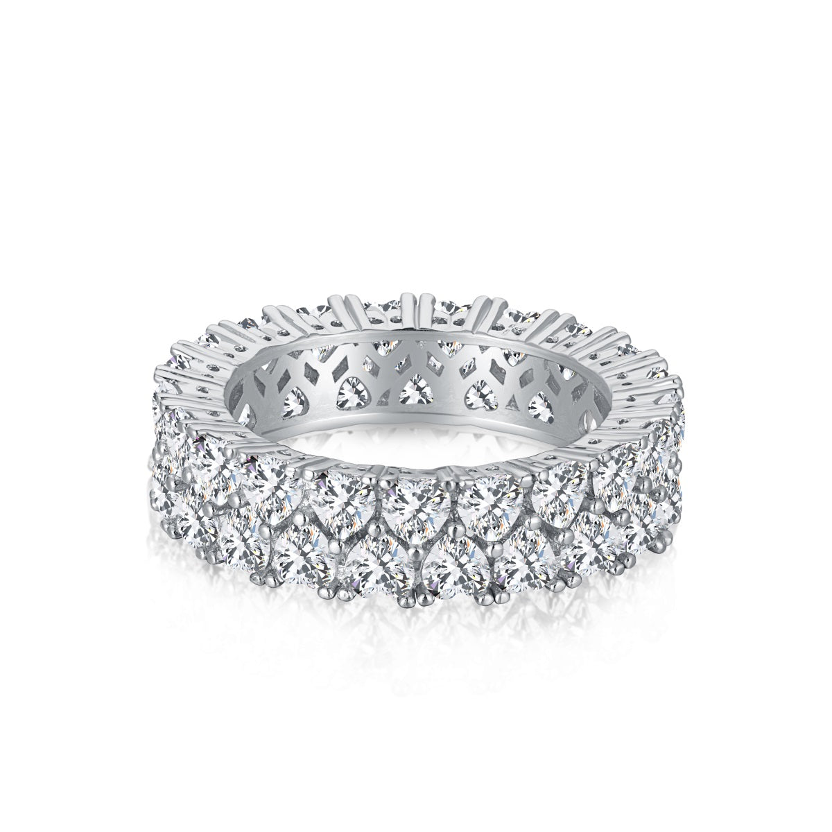 [LORA]Sparkling Full Heart Ring