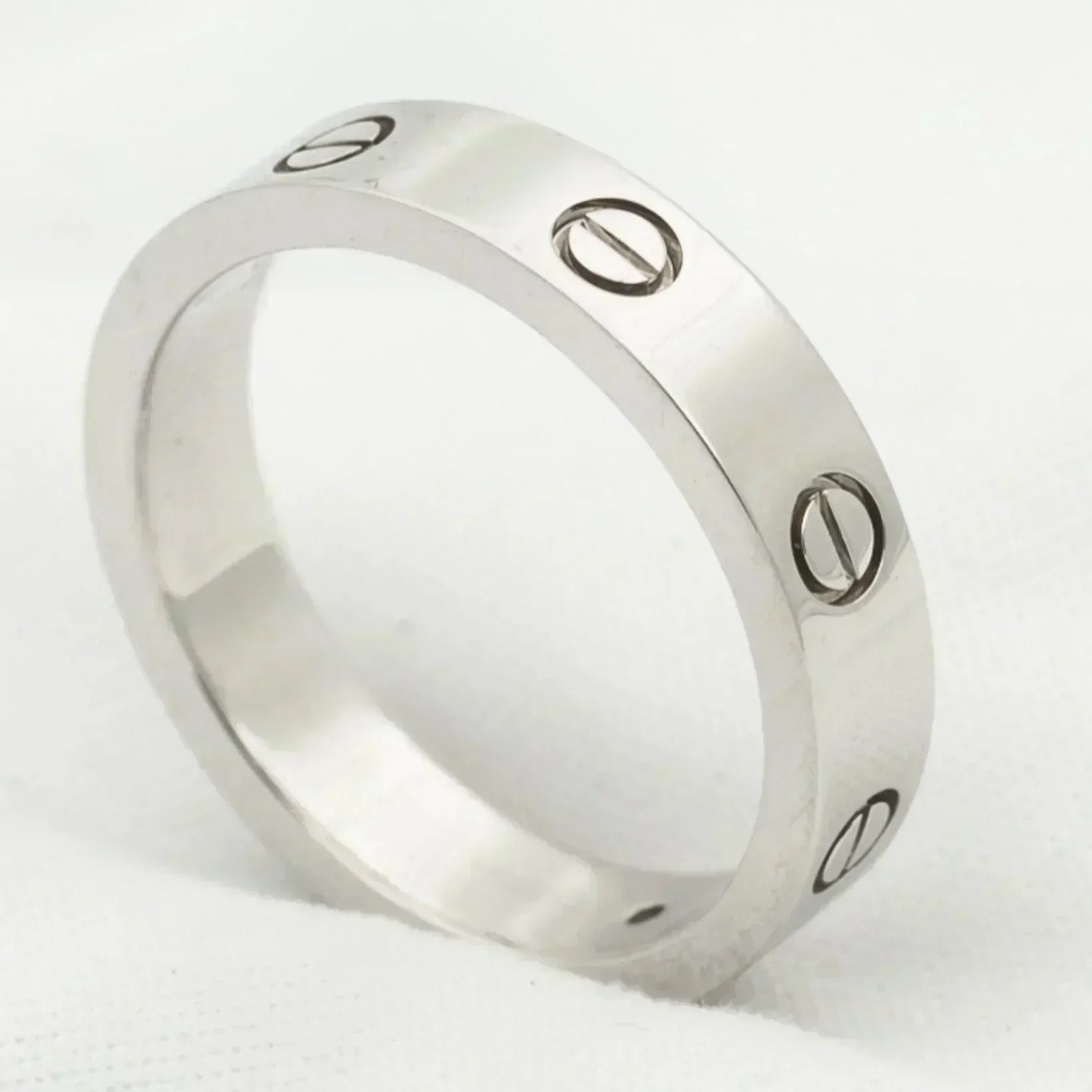 [LORA]LOVE RING 4MM 1 DIAMOND SILVER