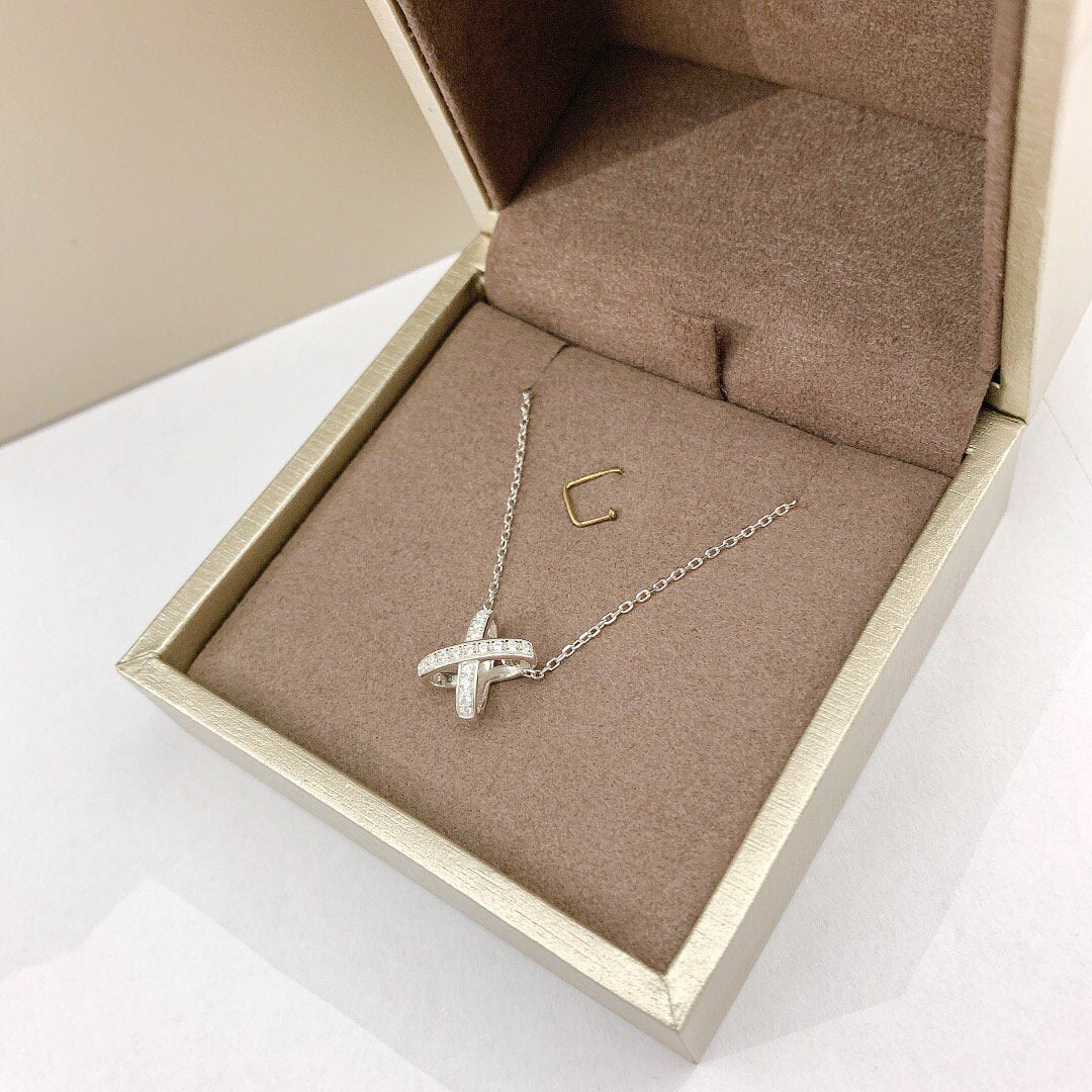 [LORA]JEUX DE DIAMOND NECKLACE