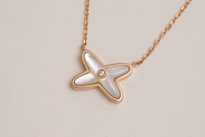 [LORA]JEUX DE NECKLACE 1 DIAMOND