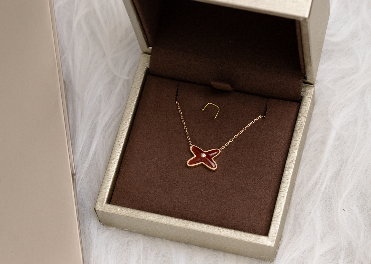 [LORA]JEUX DE NECKLACE 1 DIAMOND