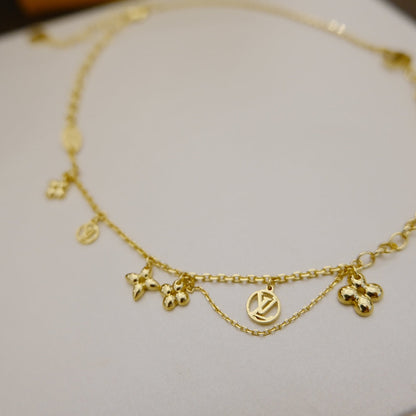 [LORA]LORAING SUPPLE NECKLACE BRASS