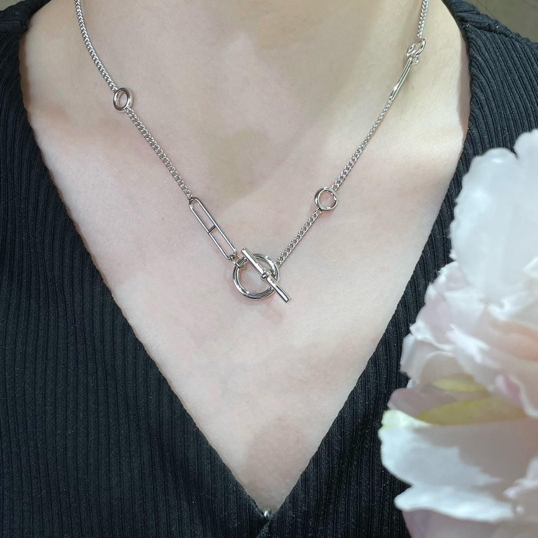 [LORA]HM STERLING CHAINE D'ANCRE HEART