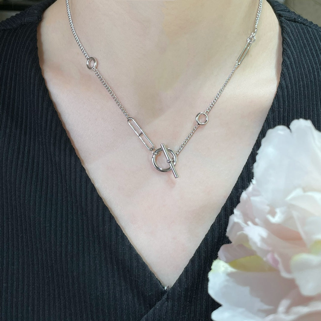 [LORA]HM STERLING CHAINE D'ANCRE HEART