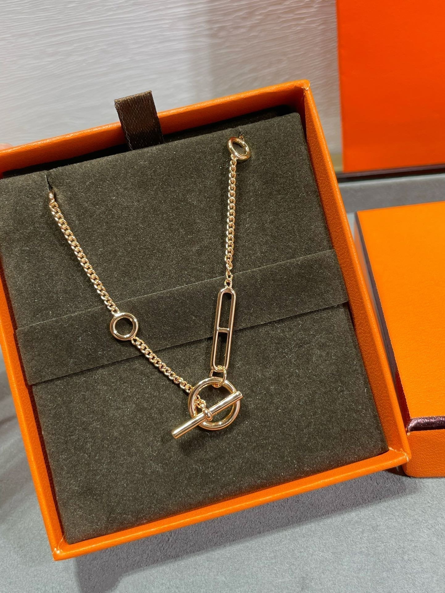 [LORA]HM STERLING CHAINE D'ANCRE HEART