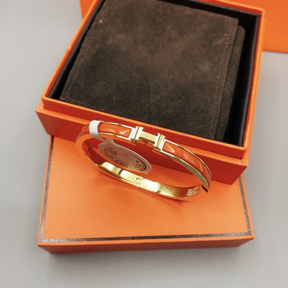 [LORA]CLASSIC HM CLIC RED 8MM ENAMEL BRACELET