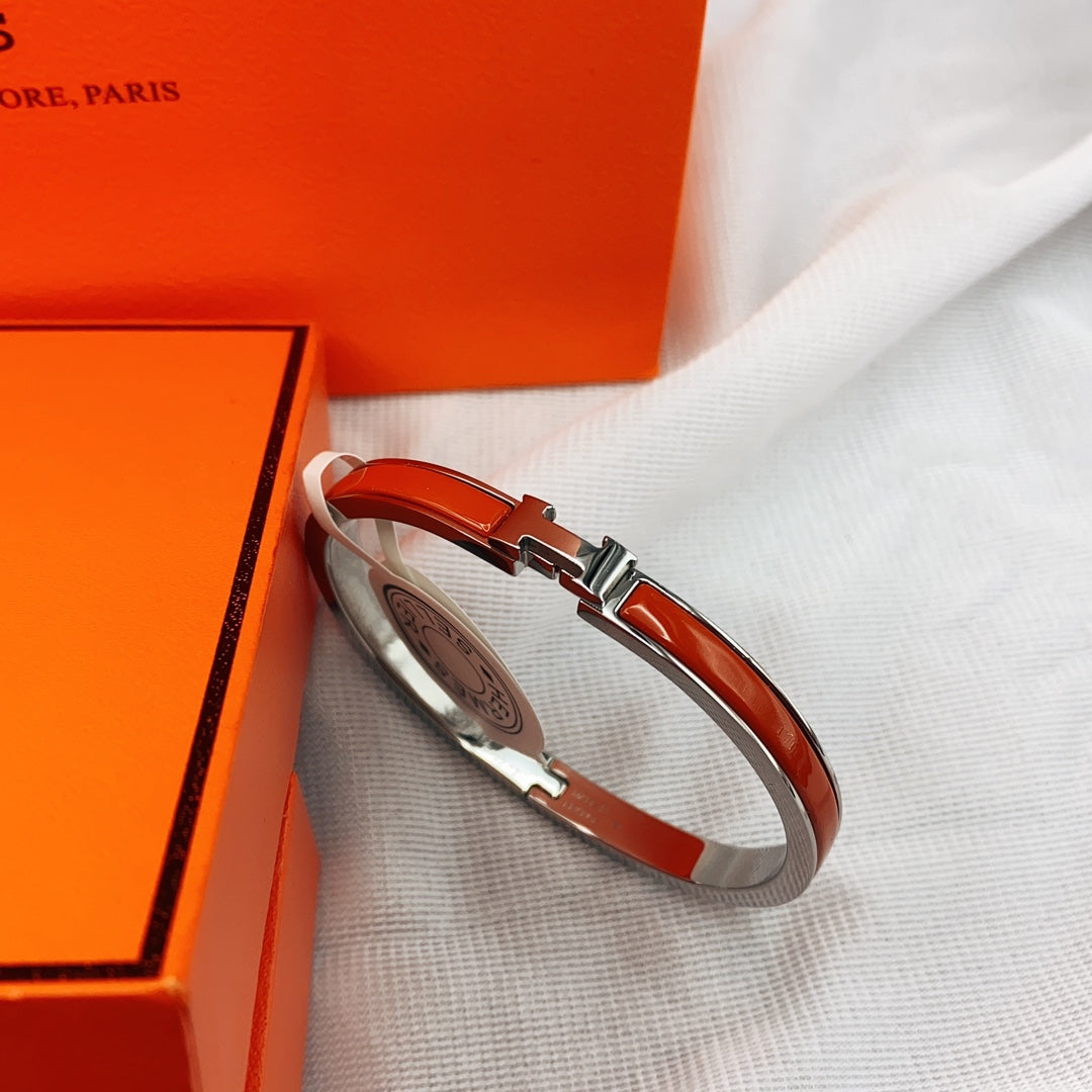 [LORA]CLASSIC HM CLIC RED 8MM ENAMEL BRACELET