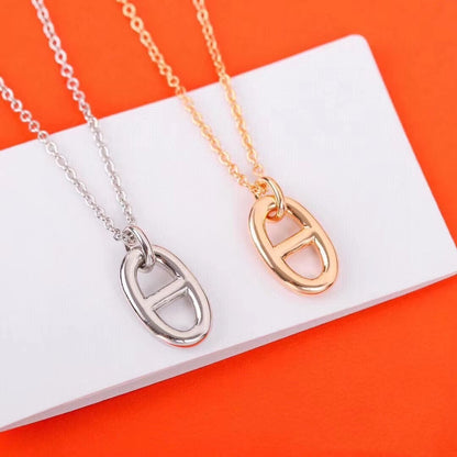 [LORA]HM PIG NOSE NECKLACE