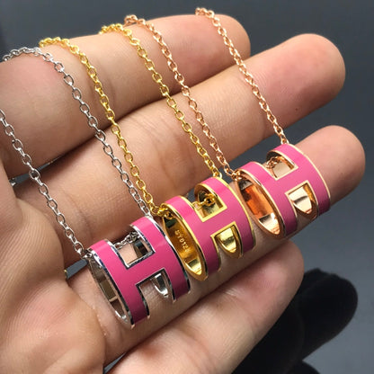 [LORA]H NECKLACE PINK